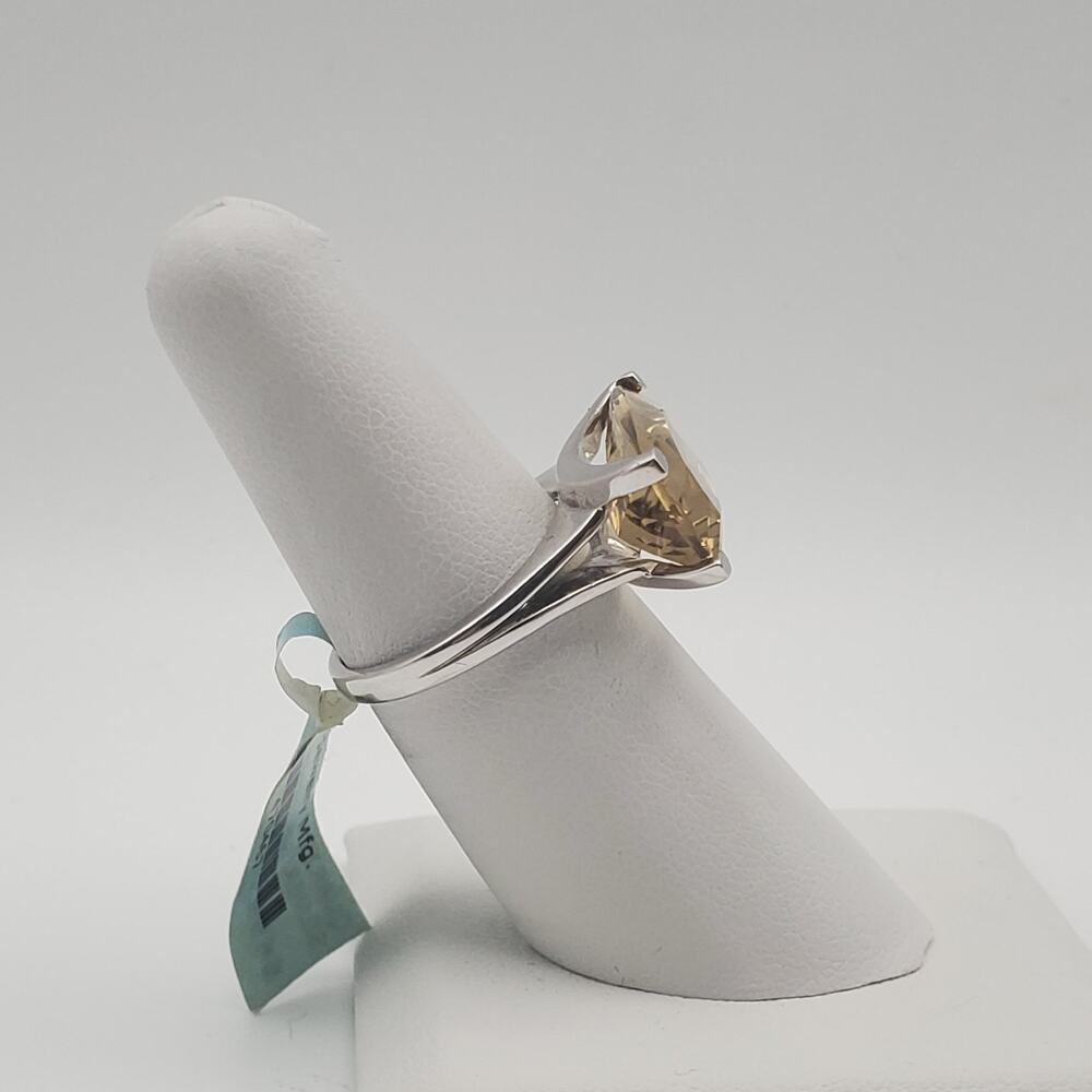 Heidi K Diva Collection Sterling Silver Smoky Quartz Band Ring Size 7 MSRP $499 - Picture 2 of 12